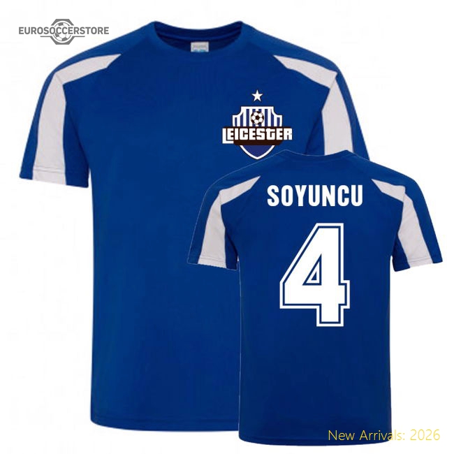 Caglar Soyuncu Leicester City Sports Training Jersey (Blue)-Football Jersey Hub
