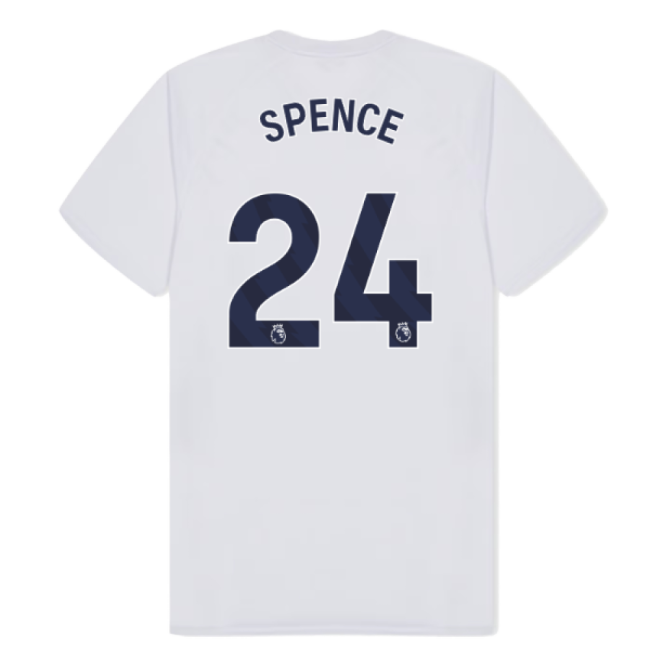 Tottenham Hotspur Poly T-shirt (White) (Spence 24)-Football Jersey Hub