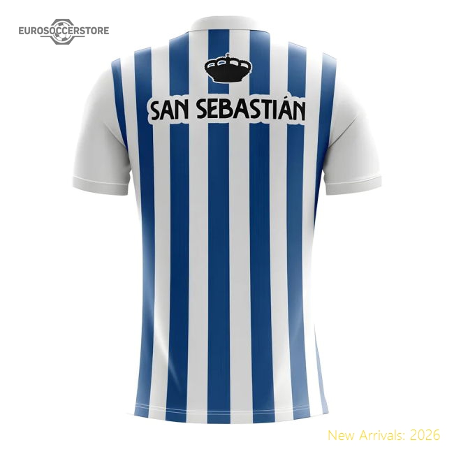2025-2026 Real Sociedad Home Concept Football Shirt-Football Jersey Hub