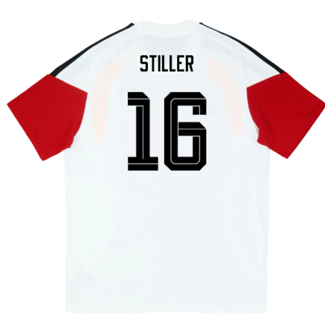 2026-2027 Germany Training Tee (White) - Kids (Stiller 16)-Football Jersey Hub
