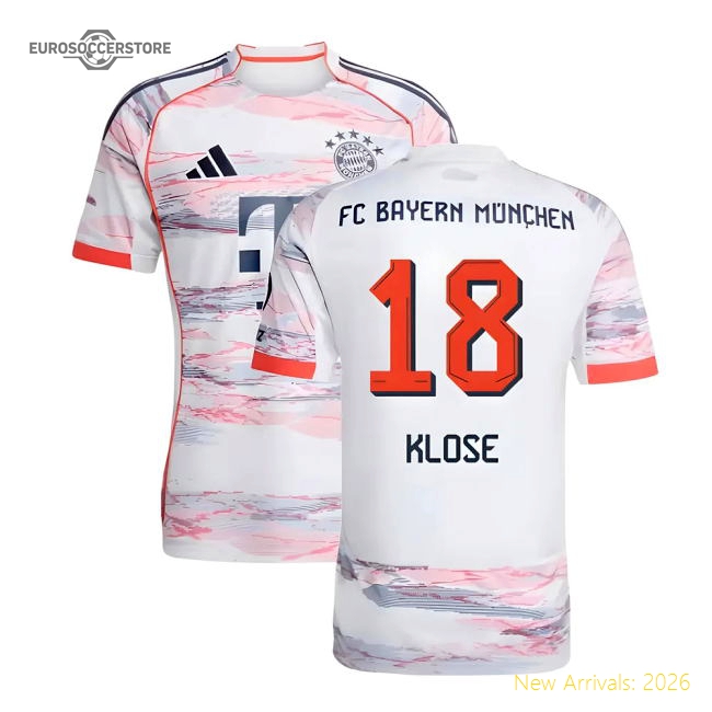 2025-2026 Bayern Munich Away Shirt (Klose 18)-Football Jersey Hub