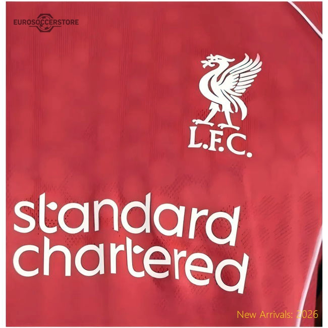 2025-2026 Liverpool Authentic Home Shirt-Football Jersey Hub