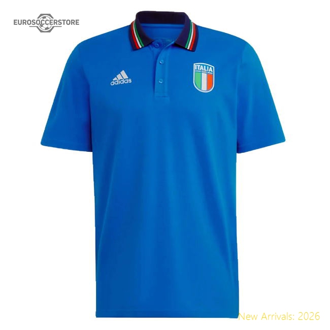 2023-2024 Italy Polo Shirt (Blue)-Football Jersey Hub