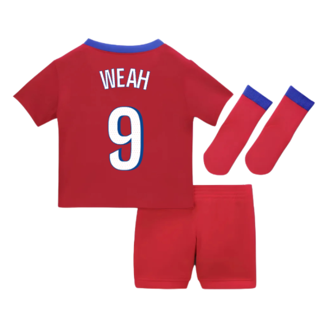 2025-2026 PSG Third Baby Kit (Weah 9)-Football Jersey Hub