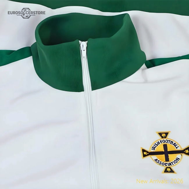 Northern Ireland Retro Anthem Track Top-Football Jersey Hub