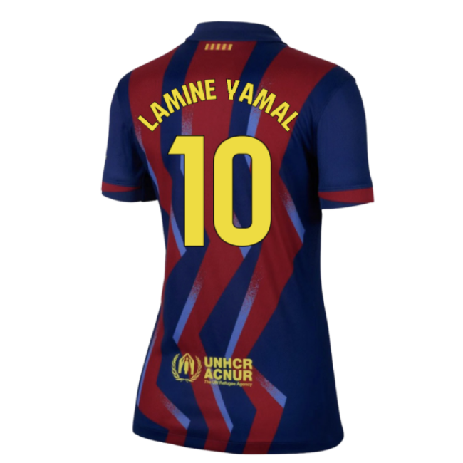 2025-2026 Barcelona Fourth Shirt - Womens (Lamine Yamal 10)-Football Jersey Hub