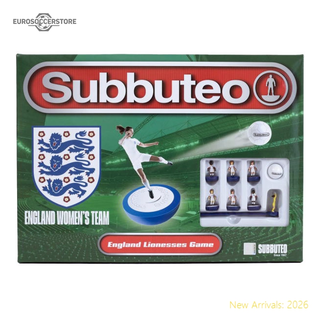England Lionesses Edition Subbuteo Main Game-Football Jersey Hub