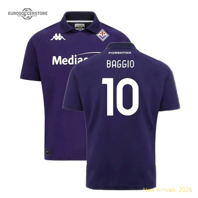 2024-2025 Fiorentina Home Shirt (Baggio 10)-Football Jersey Hub