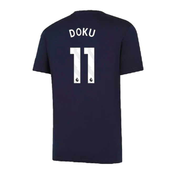 2024-2025 Man City Training Shirt (Inky Blue) - Kids (Doku 11)-Football Jersey Hub