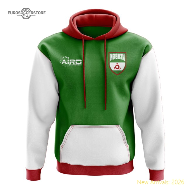 Ingushetia Concept Country Football Hoody (Green)-Football Jersey Hub