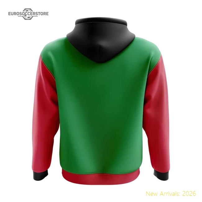 Bangladesh Concept Country Football Hoody (Green)-Football Jersey Hub