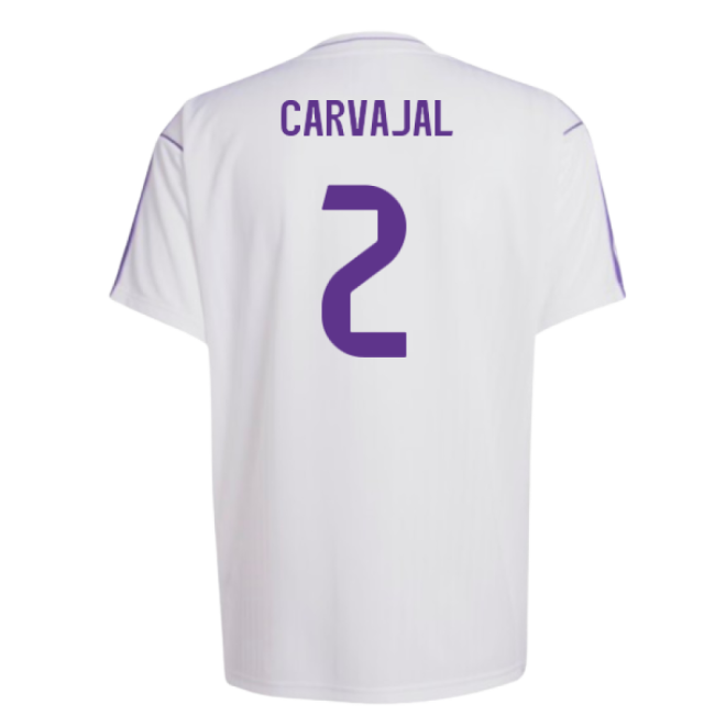 Real Madrid Terrace Icons Shirt (White) (Carvajal 2)-Football Jersey Hub