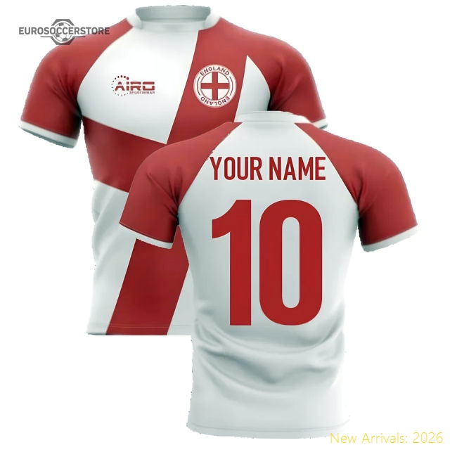 2025-2026 England Flag Concept Rugby Shirt (Your Name)-Football Jersey Hub