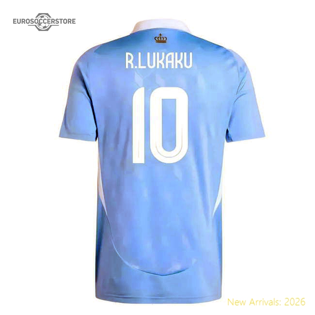 2024-2025 Belgium Away Shirt (R.Lukaku 10)-Football Jersey Hub