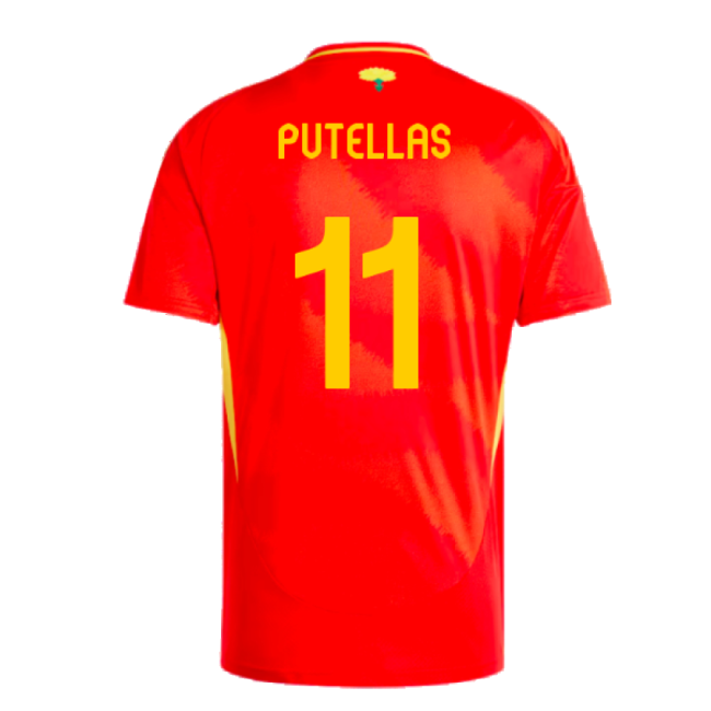2024-2025 Spain Home Shirt (Putellas 11)-Football Jersey Hub