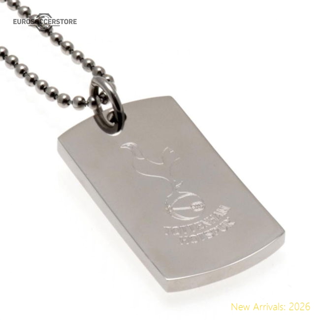 Tottenham Hotspur FC Engraved Dog Tag & Chain-Football Jersey Hub