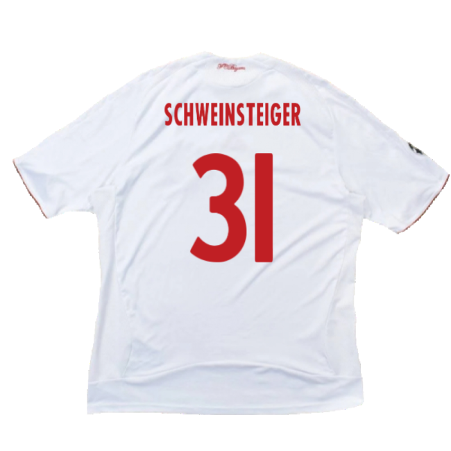 Bayern Munich 2008-09 Third Shirt ((Very Good) XXL) (Schweinsteiger 31)-Football Jersey Hub