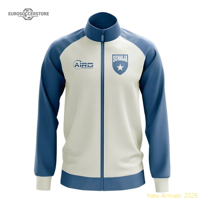Somalia Concept Football Track Jacket (White)-Football Jersey Hub