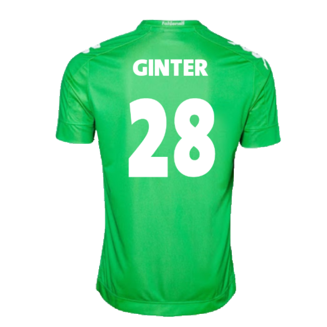 Borussia Monchengladbach 2016-18 Away Shirt ((Very Good) XL) (Ginter 28)-Football Jersey Hub