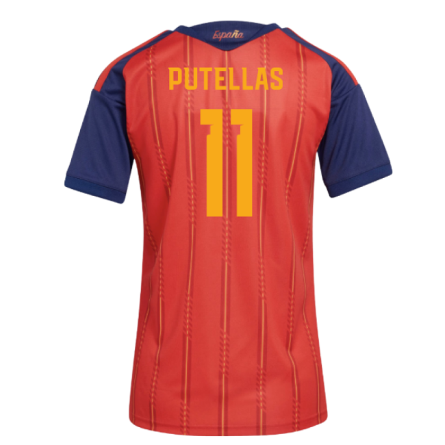 2026-2027 Spain Home Shirt (Womens) (Putellas 11)-Football Jersey Hub