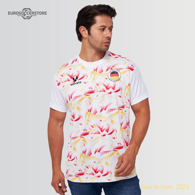 Germany Tribute Football Jersey (Wolvate) Adult Short Sleeve-Football Jersey Hub