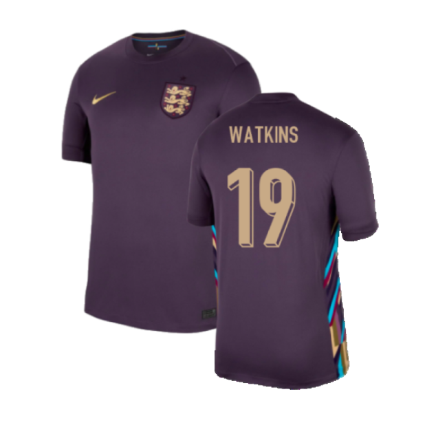 2024-2025 England Away Shirt (Watkins 19)-Football Jersey Hub