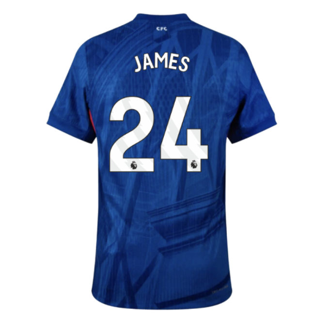 2025-2026 Chelsea Home Authentic Shirt (James 24)-Football Jersey Hub