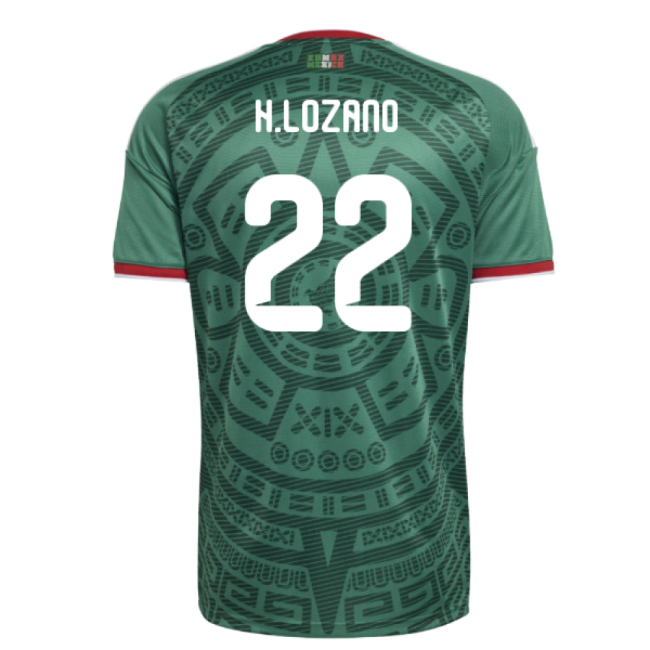 2026-2027 Mexico Home Shirt (H.Lozano 22)-Football Jersey Hub