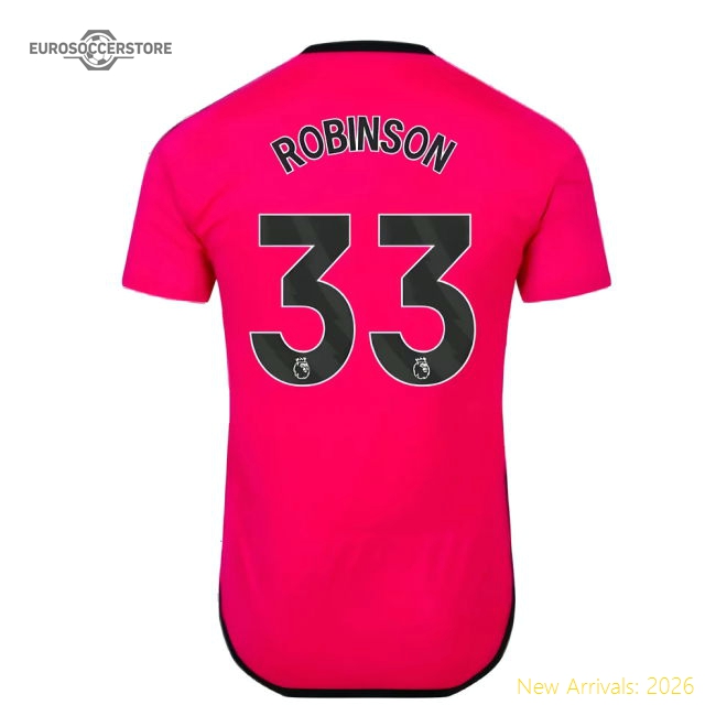 2023-2024 Fulham Away Shirt (Robinson 33)-Football Jersey Hub