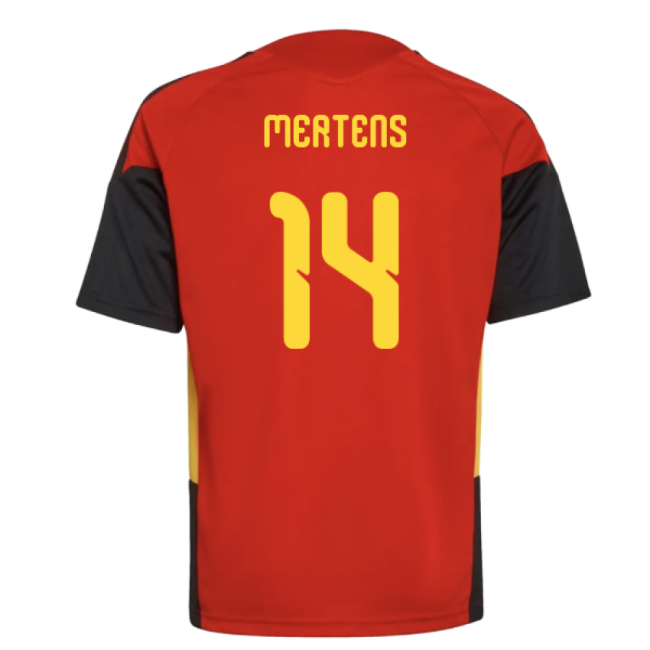 2026-2027 Belgium Training Jersey (Red) - Kids (Mertens 14)-Football Jersey Hub