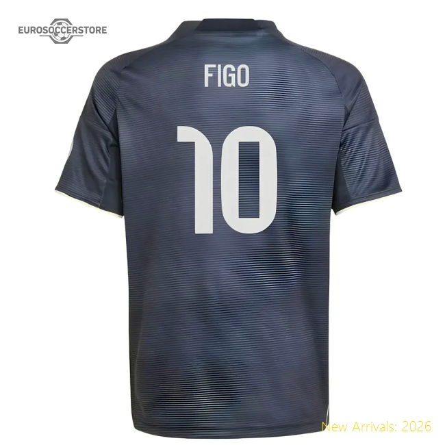 2025-2026 Real Madrid Away Shirt (Kids) (Figo 10)-Football Jersey Hub