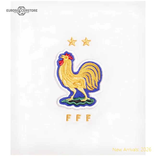 2024-2025 France Football Halo Jacket (White)-Football Jersey Hub