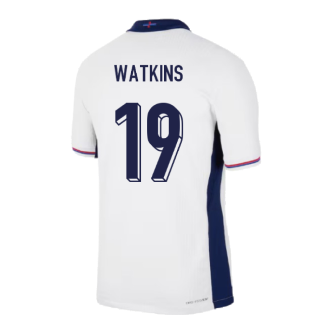 2024-2025 England Home Match Dri-Fit ADV Authentic Shirt (Watkins 19)-Football Jersey Hub