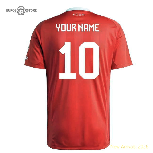 2025-2026 Bayern Munich Third Goalkeeper Shirt (Pure Ruby) (Your Name)-Football Jersey Hub