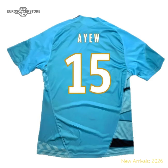 Marseille 2009-10 Away Shirt ((Excellent) M) (Ayew 15)-Football Jersey Hub