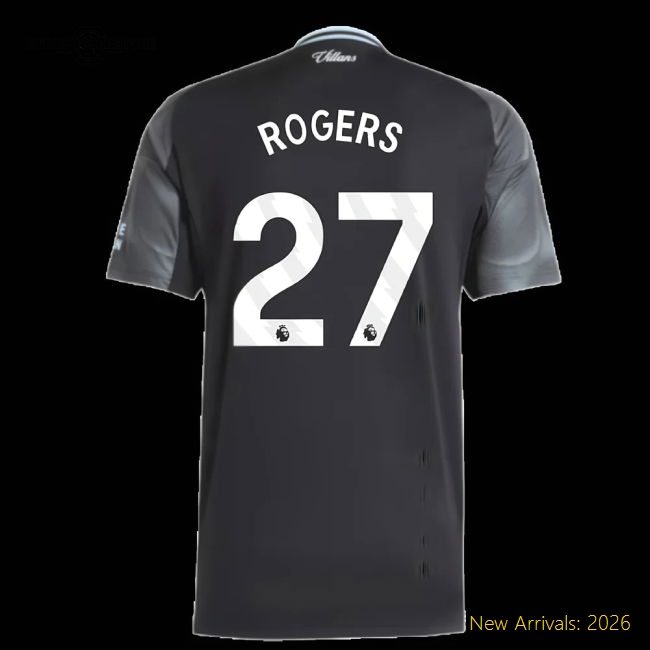 2025-2026 Aston Villa Away Shirt (Rogers 27)-Football Jersey Hub
