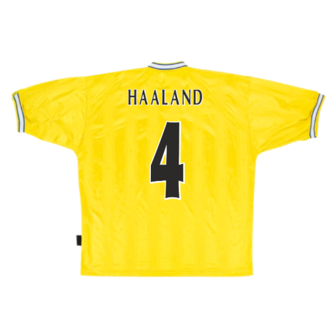 Leeds United 1997-99 Away Shirt (L) (Very Good) (Haaland 4)-Football Jersey Hub