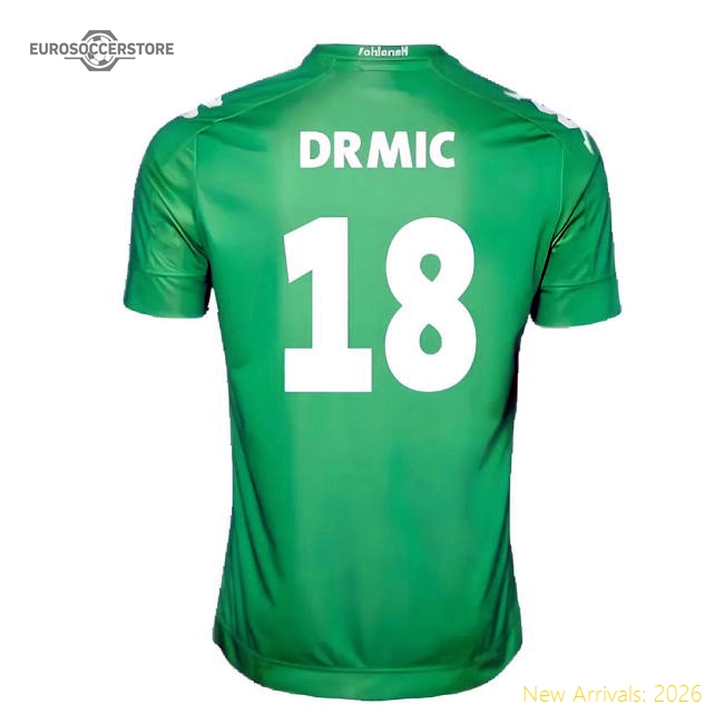 Borussia Monchengladbach 2016-18 Away Shirt ((Very Good) XL) (Drmic 18)-Football Jersey Hub