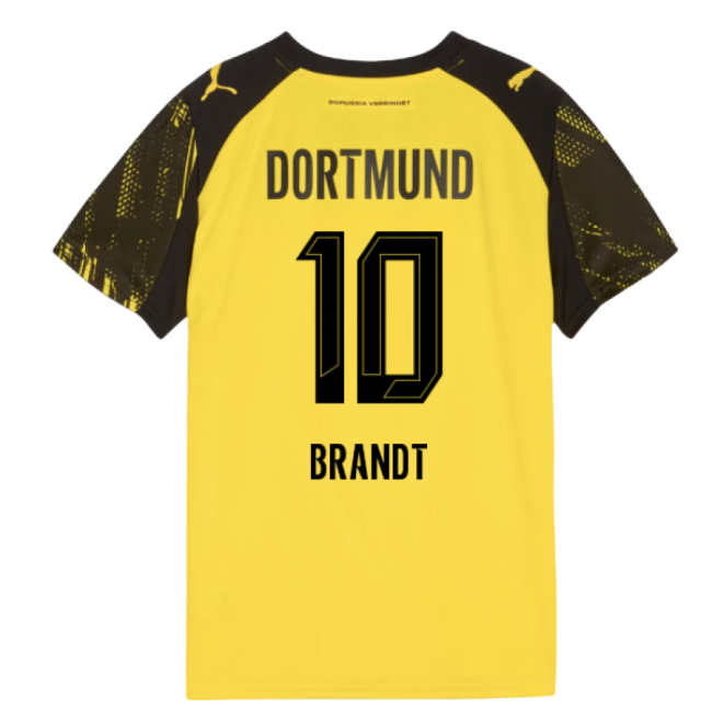 2025-2026 Borussia Dortmund Home Shirt (Kids) (Brandt 10)-Football Jersey Hub