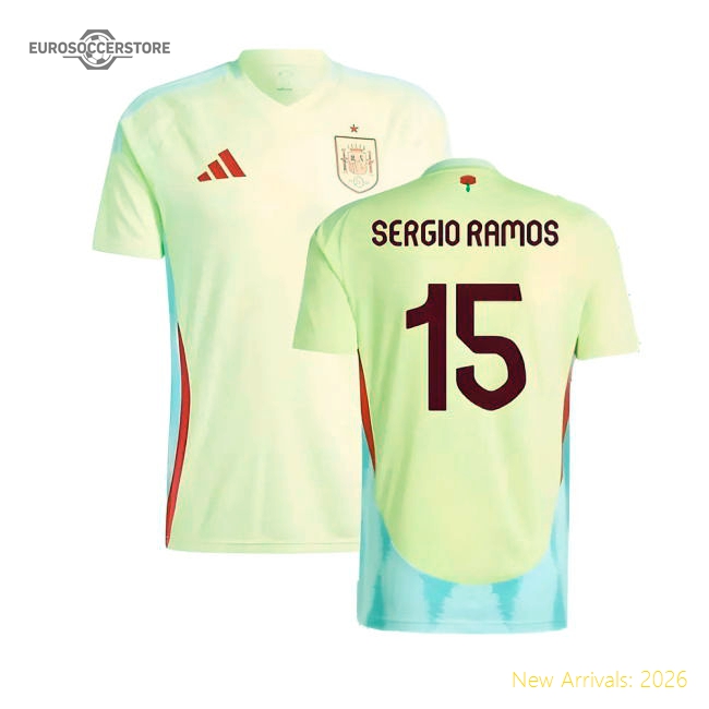 2024-2025 Spain Away Shirt (Sergio Ramos 15)-Football Jersey Hub
