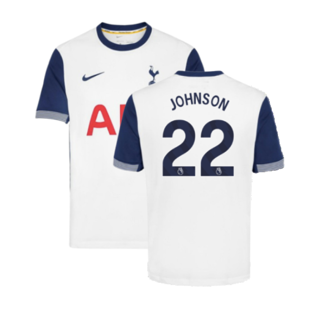 2024-2025 Tottenham Hotspur Home Shirt (Johnson 22)-Football Jersey Hub