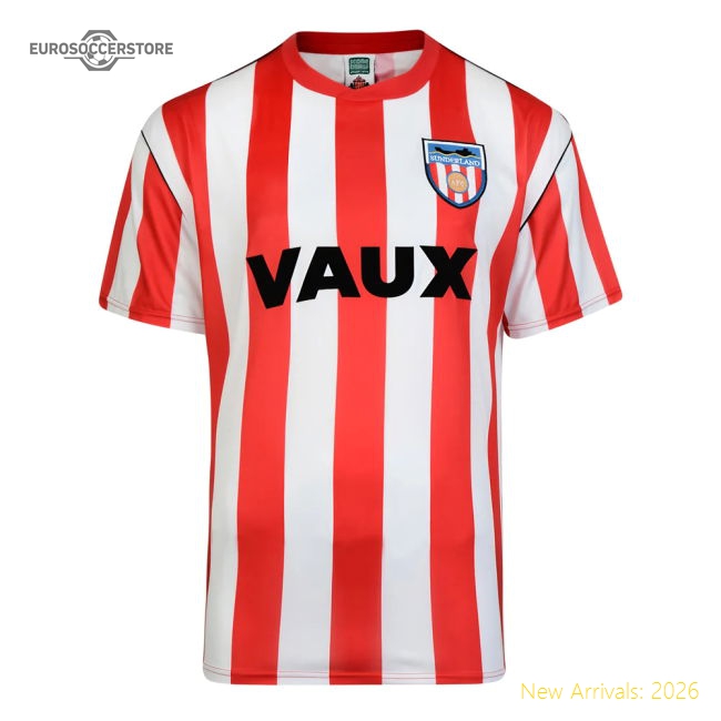 Score Draw Sunderland 1990 Retro Football Shirt (Quinn 9)-Football Jersey Hub