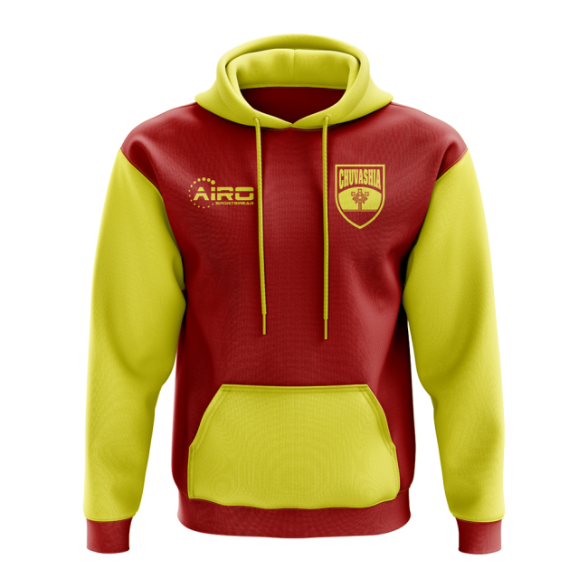 Chuvashia Concept Country Football Hoody (Red)-Football Jersey Hub