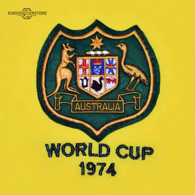 Australia 1974 World Cup Final Retro Football Shirt-Football Jersey Hub