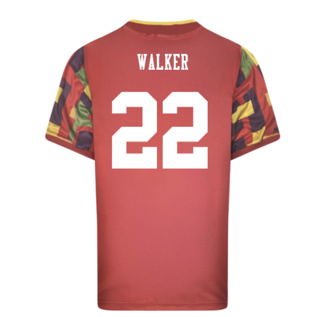 England 1996 Away Retro Goalkeeper Shirt (Walker 22)-Football Jersey Hub