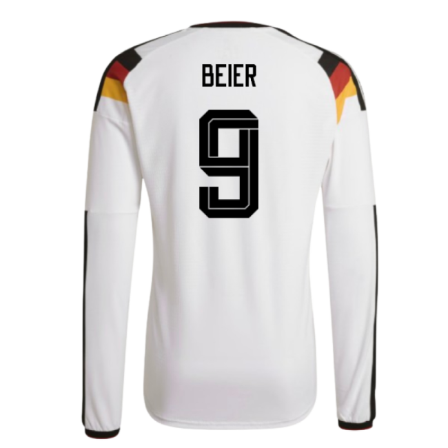 2026-2027 Germany Authentic Long Sleeve Home Shirt (Beier 9)-Football Jersey Hub