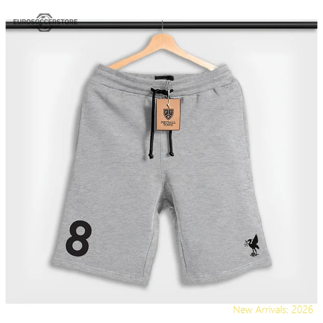 Liverpool The Bird Grey Shorts-Football Jersey Hub