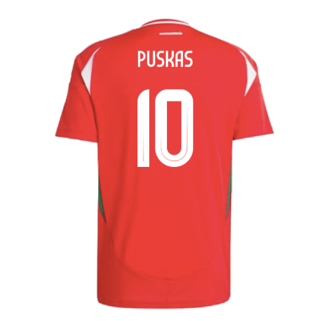 2024-2025 Hungary Home Shirt (PUSKAS 10)-Football Jersey Hub