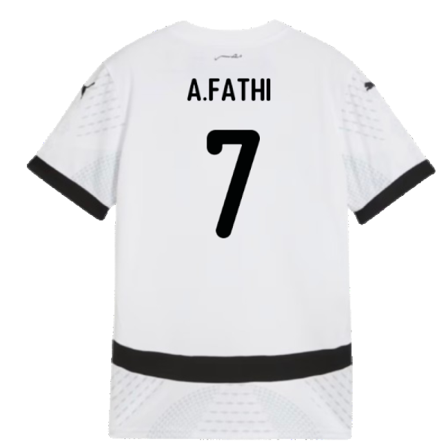 2024-2025 Egypt Away Shirt (Kids) (A.Fathi 7)-Football Jersey Hub