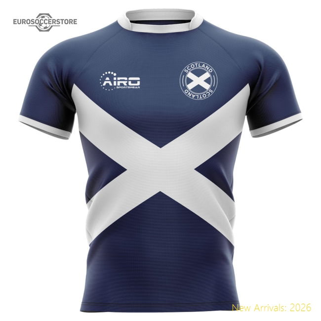 2025-2026 Scotland Flag Concept Rugby Shirt (Russell 10)-Football Jersey Hub